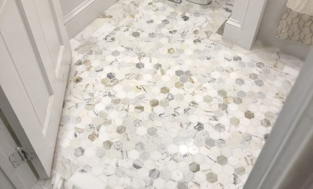 Calcutta Gold Marble Hexagon Bathroom Tile Polished Nickel regarding dimensions 3024 X 4032