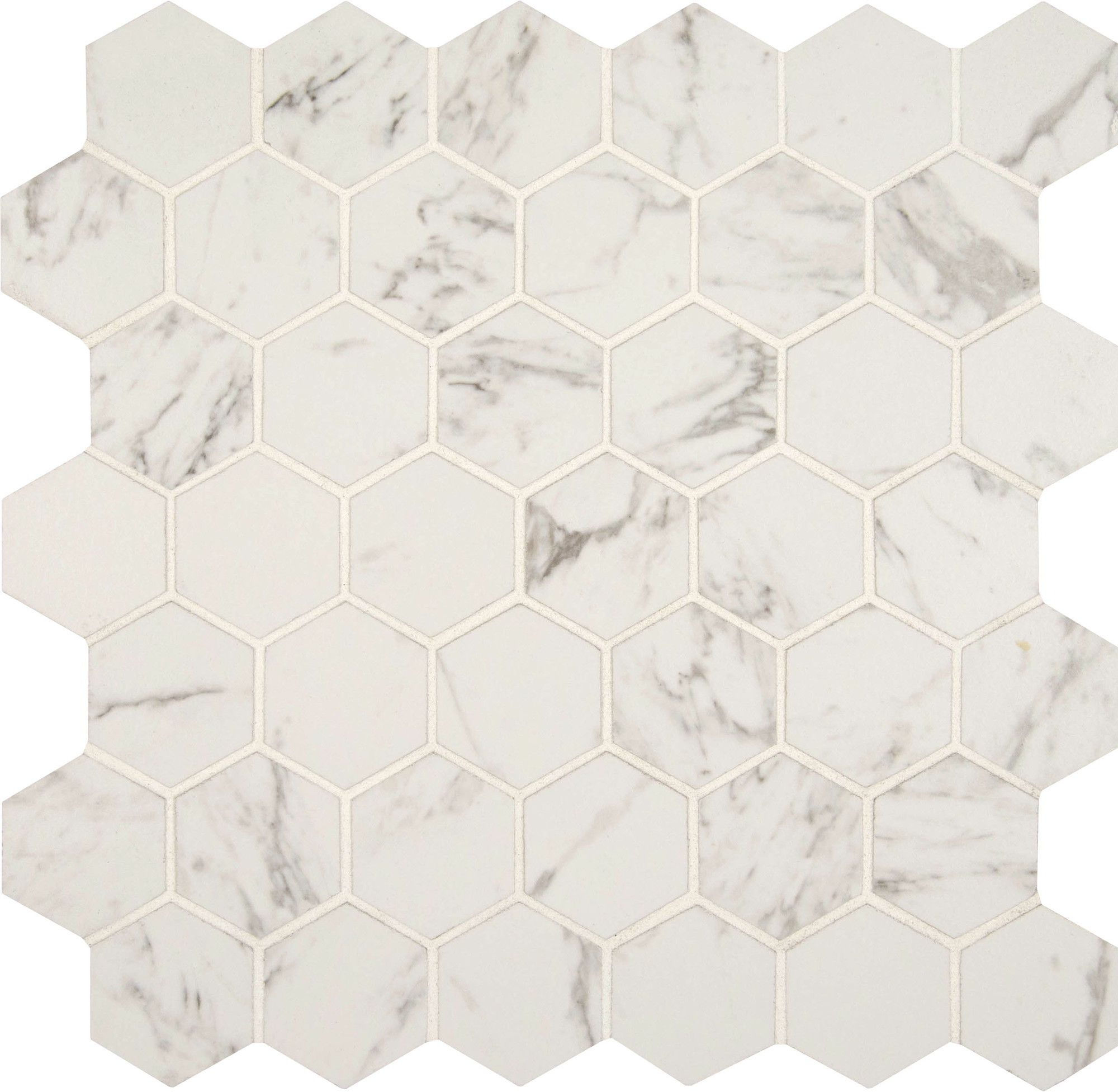 Carrara 2 X 2 Hexagon Porcelain Mosaic Tile Sara throughout proportions 2000 X 1953