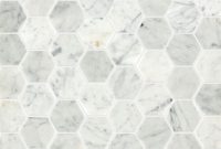 Carrara Honed Hexagon Marble Mosaic for dimensions 1024 X 986