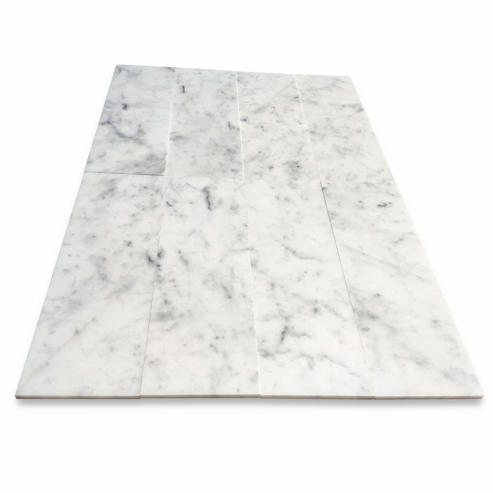 Carrara White Marble 6x18 Wall And Floor Tile Polished in dimensions 1000 X 1000