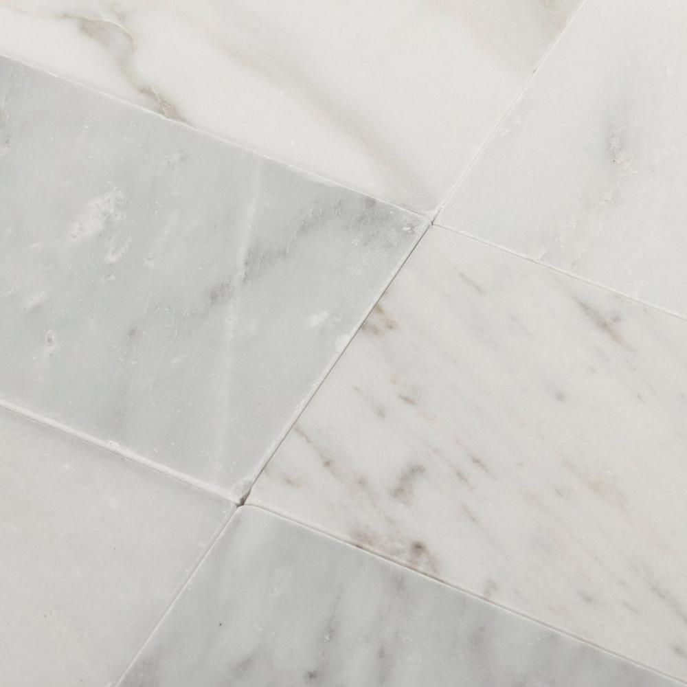 Carrara White Polished Marble Tile 2222 Washington for sizing 1000 X 1000