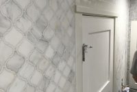 Carrera White Arabesque Baroque Marble Mosaic Tile Natural intended for measurements 1000 X 1000