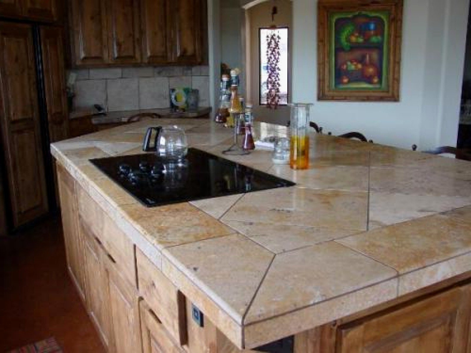 Ceramic Tile Kitchen Countertops Painting Ceramic Tile throughout proportions 1600 X 1200