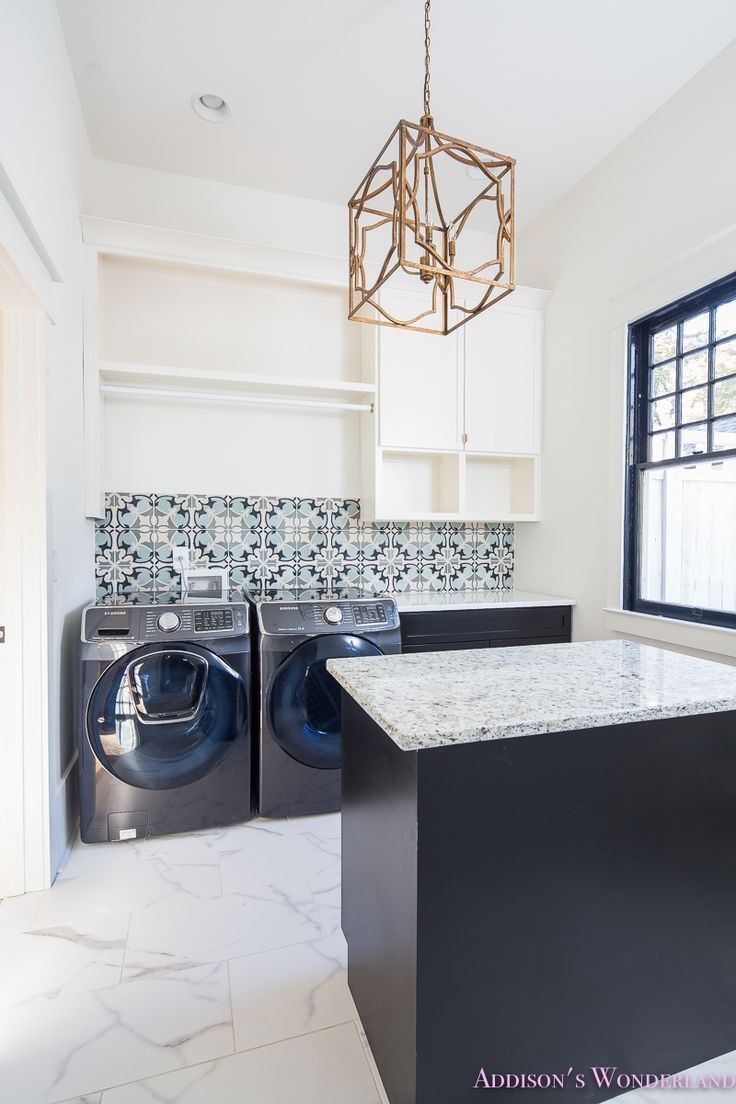 Classic Modern Laundry Room Reveal Laundry Laundry Room within dimensions 736 X 1104