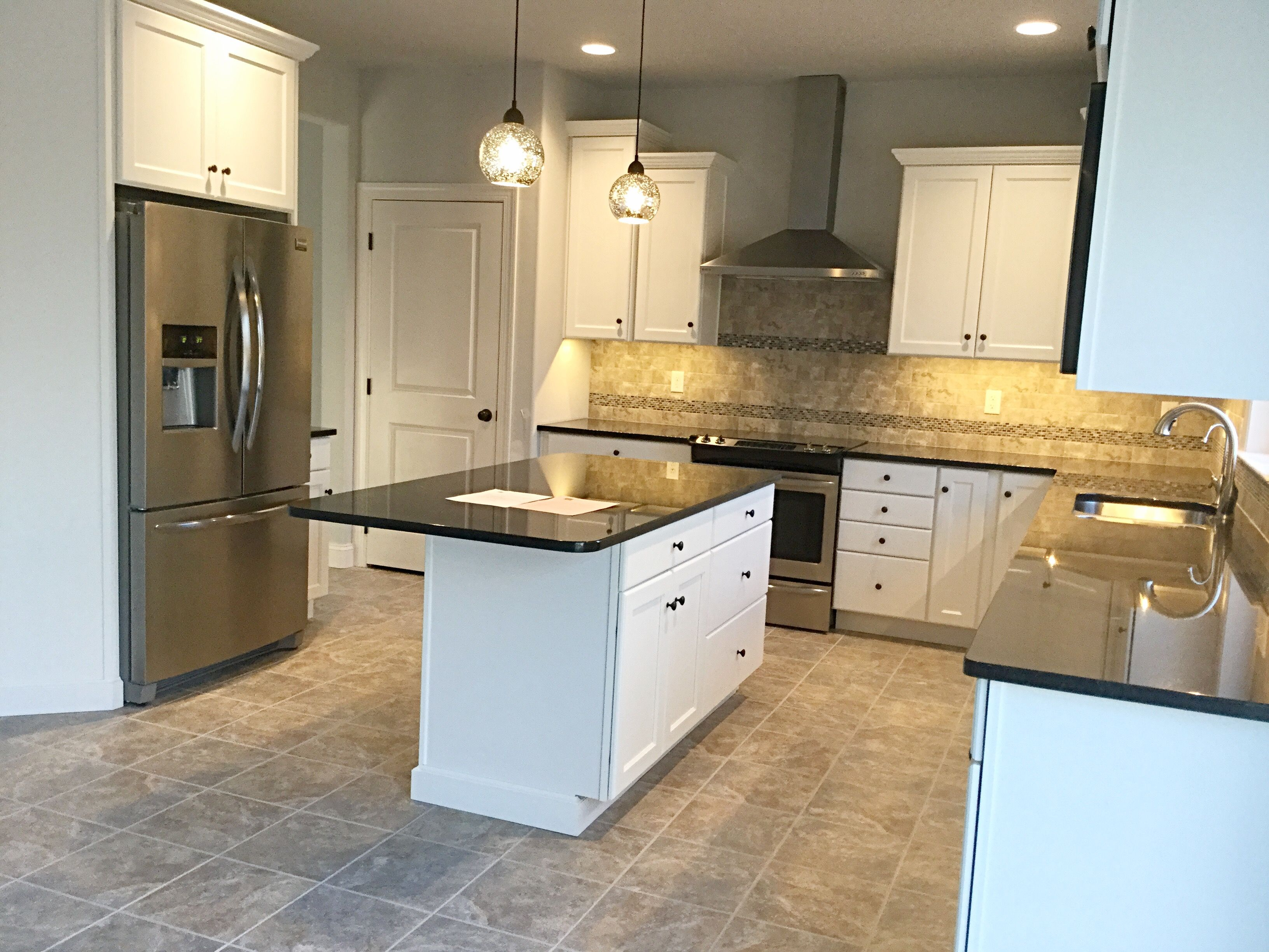 Classic Timeless Kitchen With White Cabinets Black with sizing 3264 X 2448