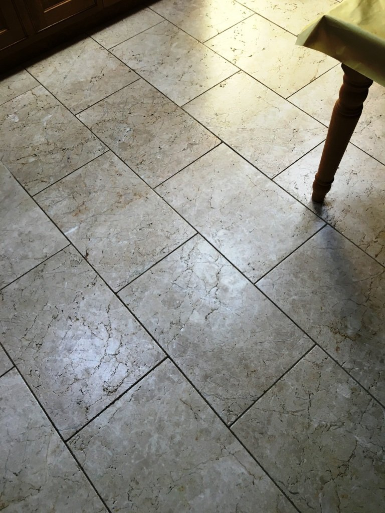 Cleaning And Sealing Tumbled Marble Tiles In Twickenham in dimensions 768 X 1024