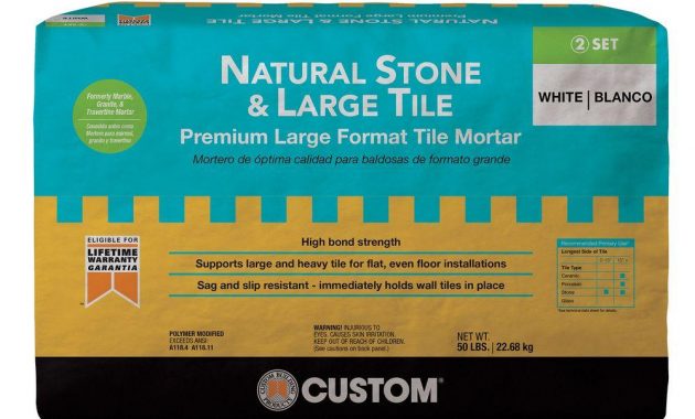 Custom Building Products Natural Stone And Large Tile 50 Lbs intended for dimensions 1000 X 1000