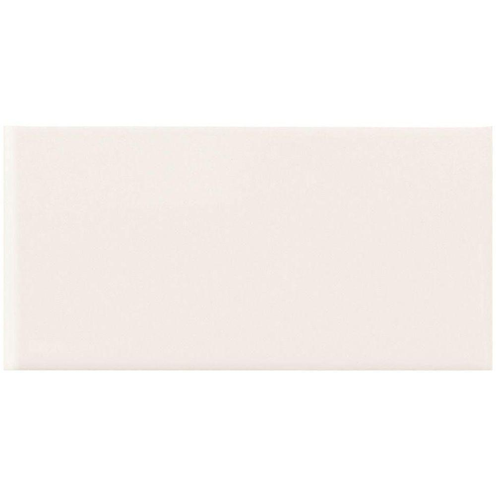 Daltile Rittenhouse Square 3 In X 6 In White Ceramic Tile throughout size 1000 X 1000