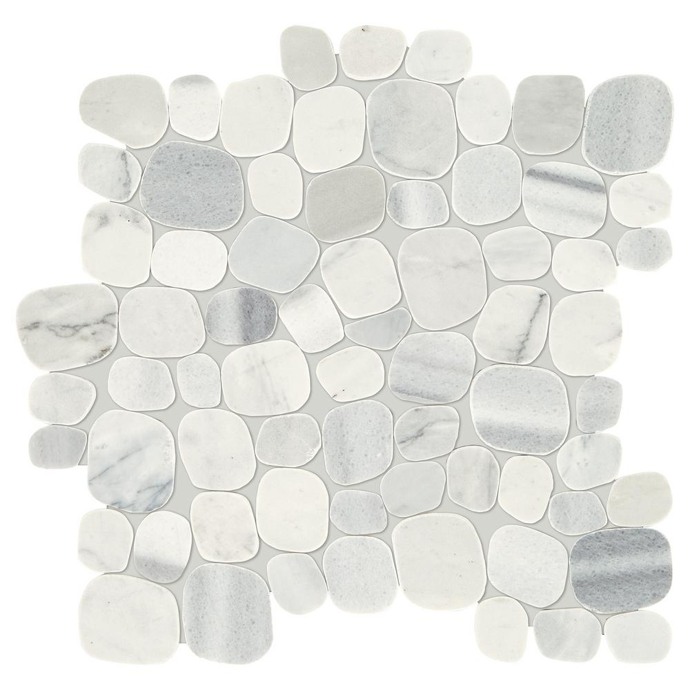 Daltile Stone Decor Shadow 12 In X 12 In X 10 Mm Marble Pebble Mosaic Floor And Wall Tile 095 Sq Ft Piece pertaining to dimensions 1000 X 1000