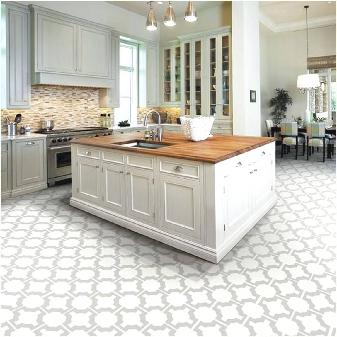 Decorating Architectures Kitchen Floor Tile Ideas For White intended for measurements 1150 X 1150