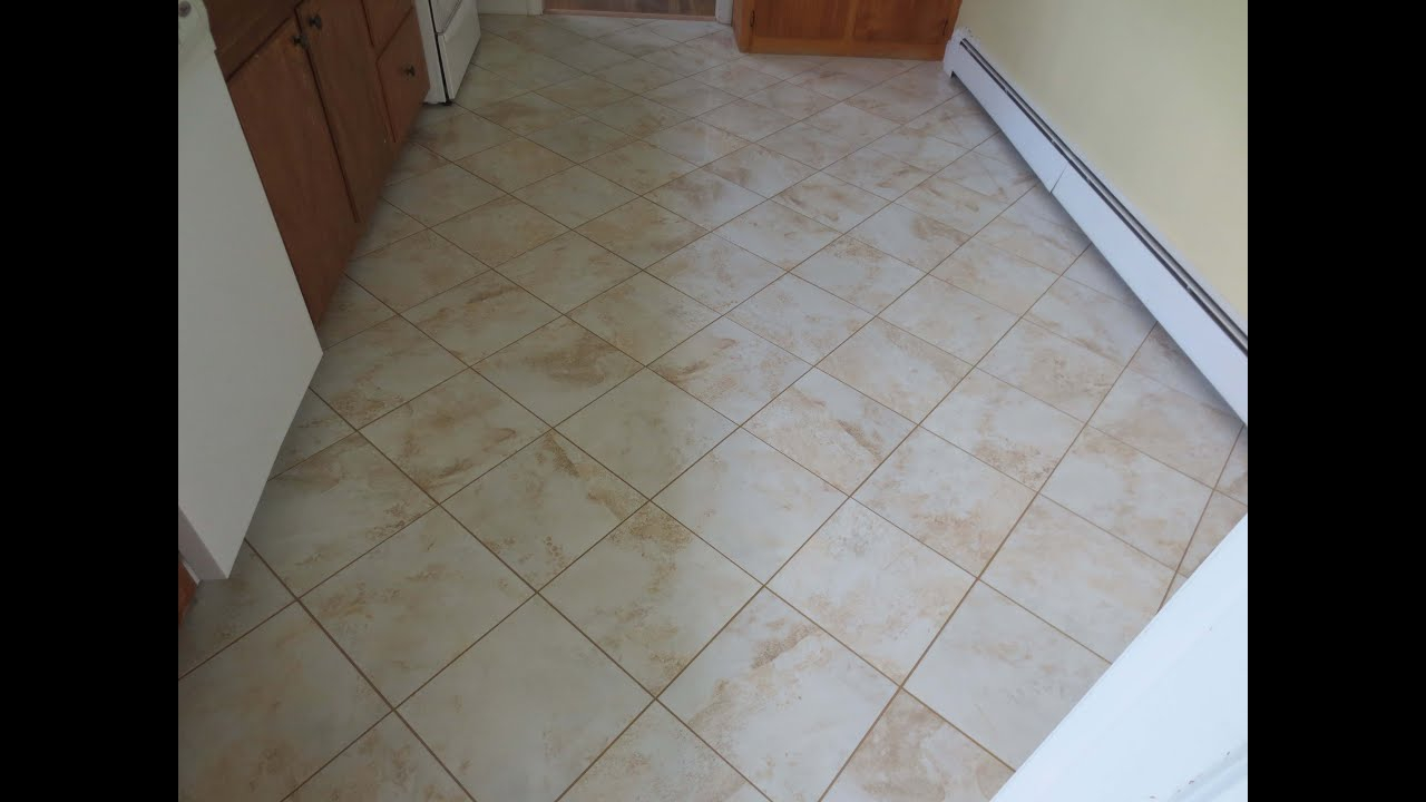 Diagonal Tile Kitchen Floor Rip Out To Finish Time Lapse within size 1280 X 720