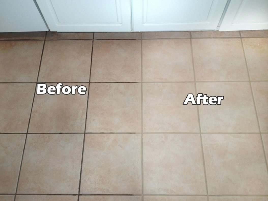 Does Cleaning Grout With Baking Soda And Vinegar Really Work for proportions 1054 X 791
