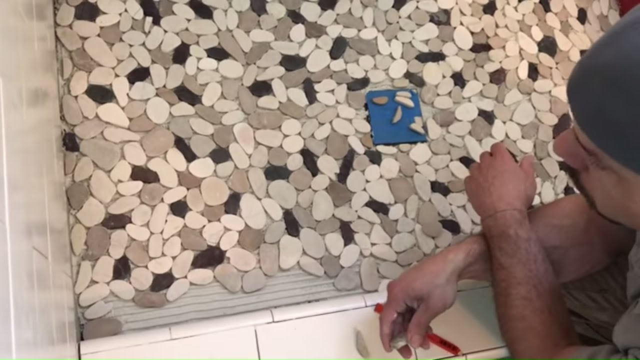 Easy Pebble Tile Installation Tile Coach Episode 10 intended for size 1280 X 720