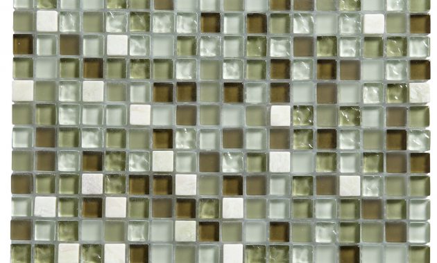 Green Glass Marble Mosaic Tile L300mm W300mm Bianco Carrara throughout size 1991 X 2000