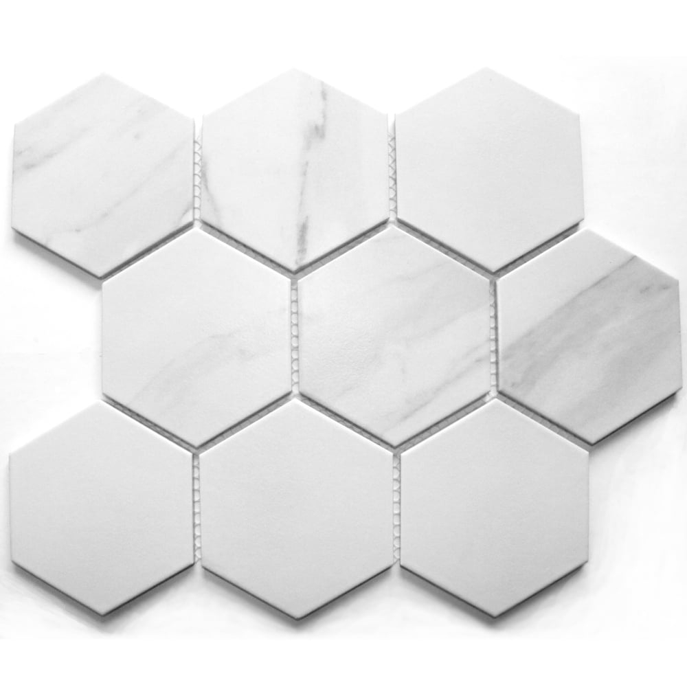 Hexagon Staturio Matt 95cm X 95cm Mosaic Tile throughout sizing 1000 X 1000