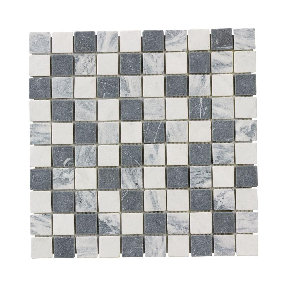 Jeffrey Court Carrara Mix Mosaics 12 In X 12 In Marble pertaining to sizing 1000 X 1000