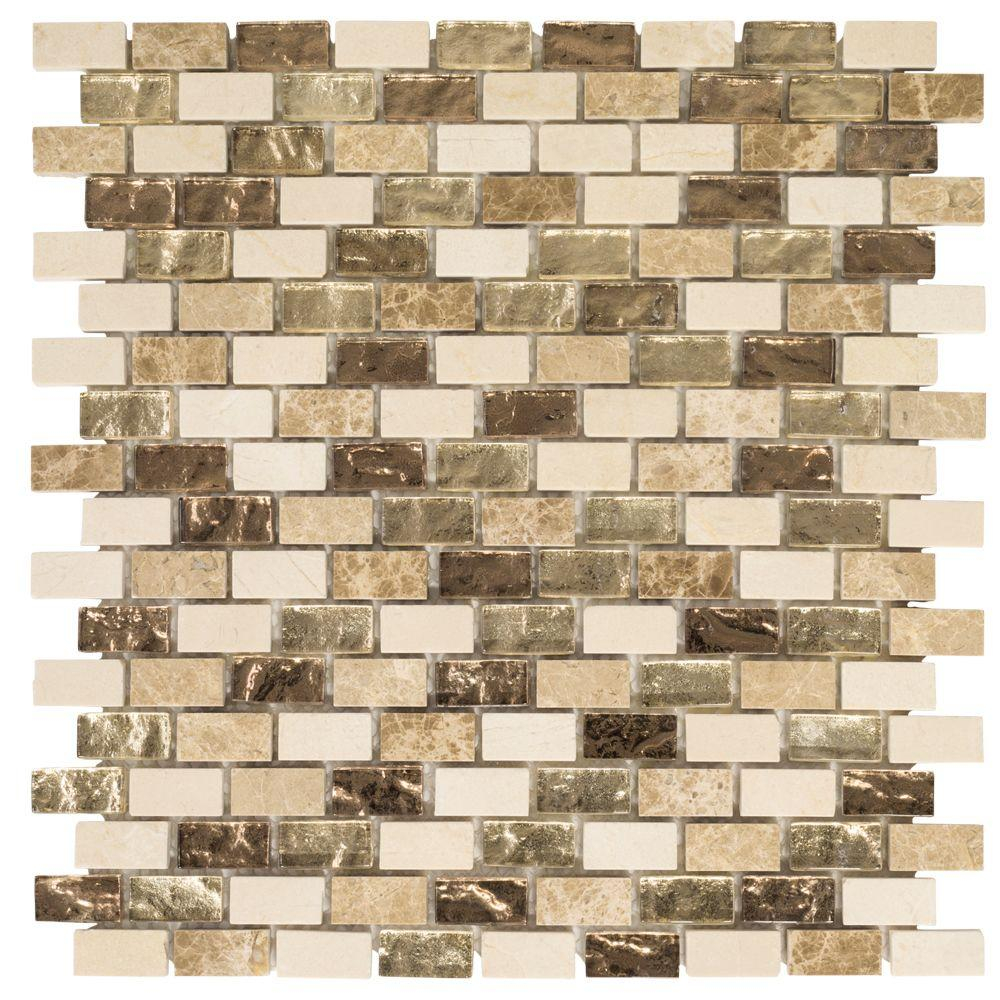 Jeffrey Court Molten 12 In X 12 In X 8 Mm Glassmarble Mosaic Tile inside size 1000 X 1000