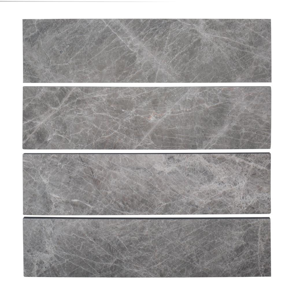 Jeffrey Court Tundra Grey 3 In X 12 In Polished Marble Floor And Wall Tile 1 Sq Ft Pack for measurements 1000 X 1000