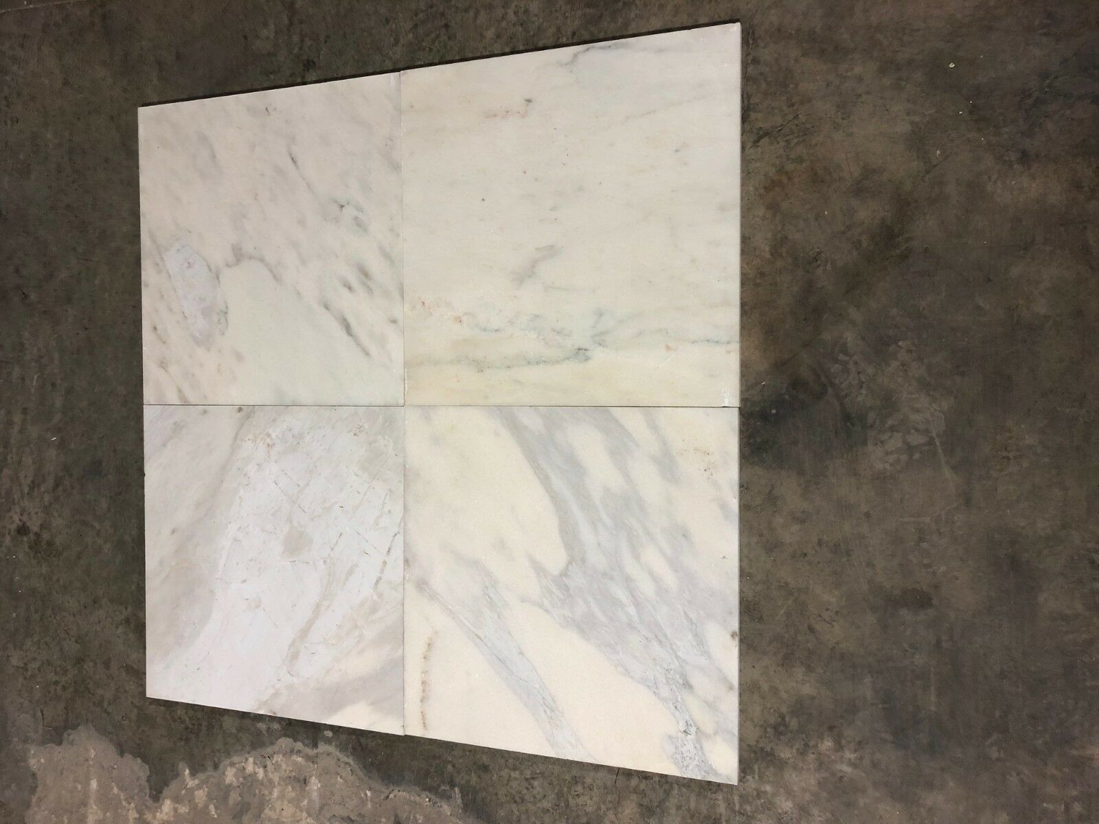Karacasu White Marble 24x24 Floor Tile 34 Thick Ef 32 for sizing 1600 X 1200