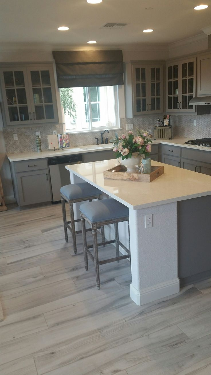 Kitchen Cabinets Colors With Grey Tile Floor Wall Tiles For intended for dimensions 736 X 1308