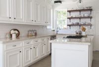 Kitchen White Kitchens Ideas Farmhouse Floor Til On Copper with dimensions 736 X 1104