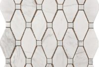 Large Rhombus Pattern Marble Mosaic Tile Roca Tile Usa in sizing 1000 X 1224