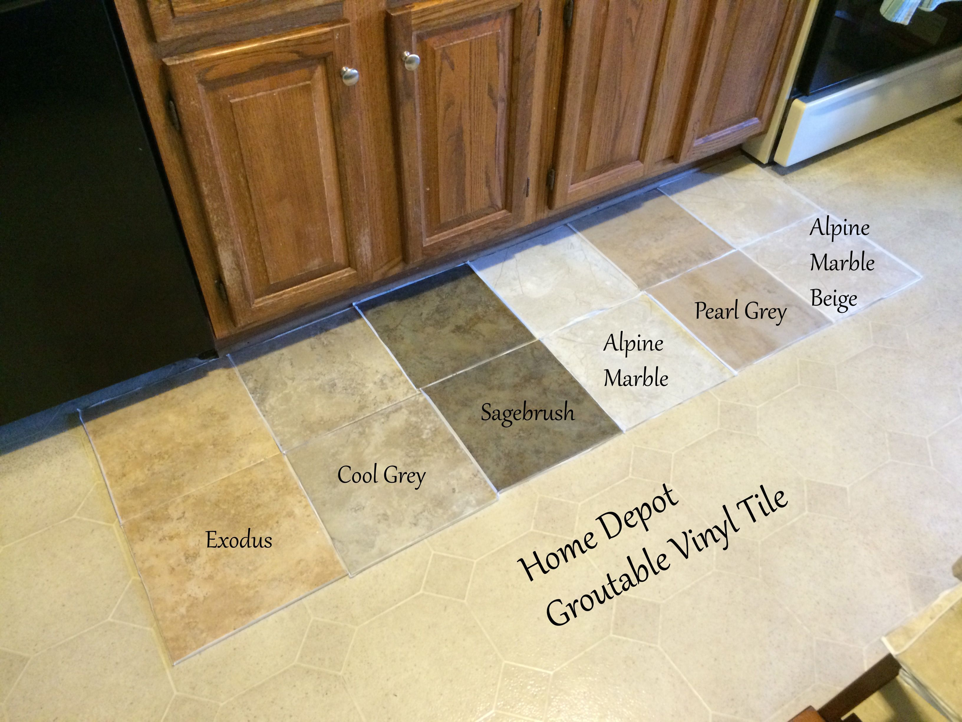 Looking For Kitchen Flooring Ideas Found Groutable Vinyl intended for proportions 3264 X 2448