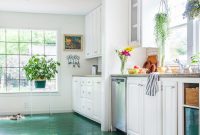 Love This Kitchen With Its Green Painted Floors So Much inside proportions 1437 X 1800