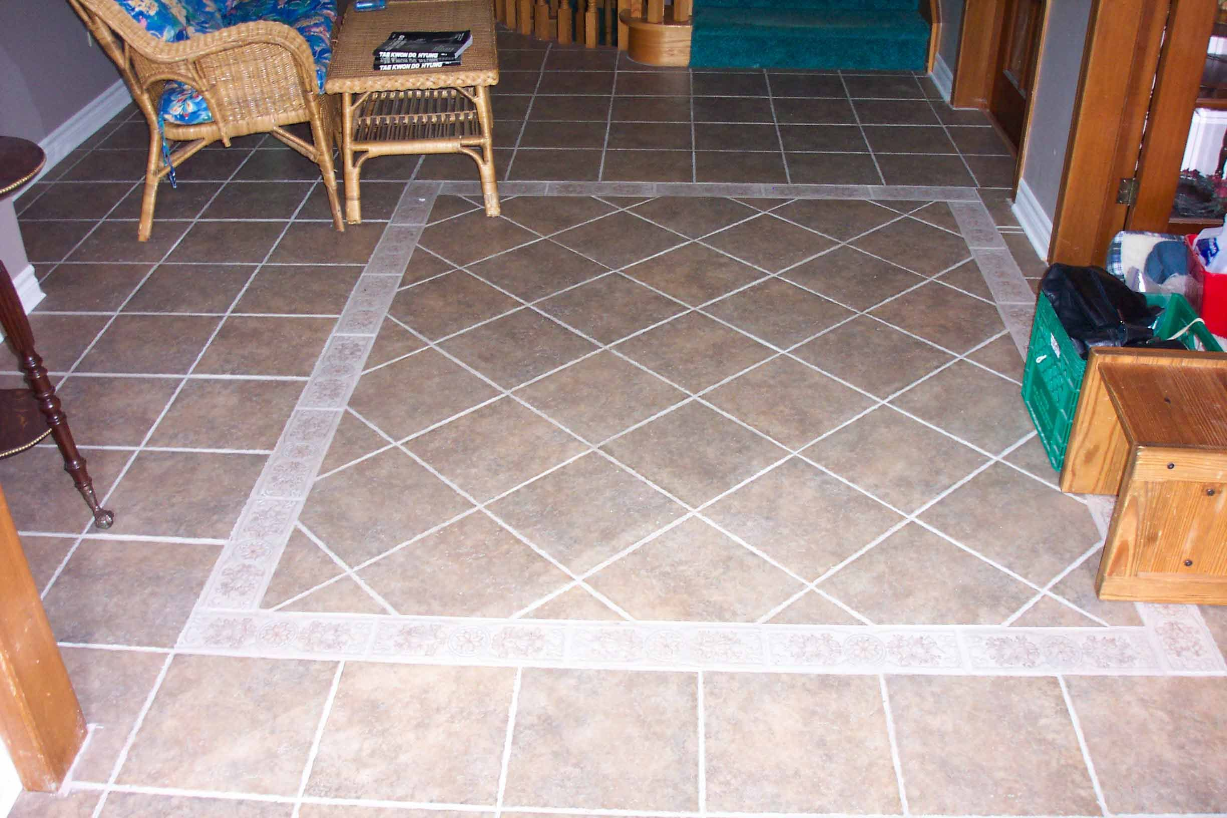 Love This Mixed Pattern And Border Tile Floors Google inside dimensions 2448 X 1632