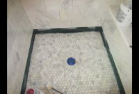 Marble Carrara Tile Bathroom Part 5 Installing The Shower Floor for measurements 1280 X 720