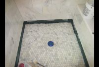 Marble Carrara Tile Bathroom Part 5 Installing The Shower Floor within dimensions 1280 X 720