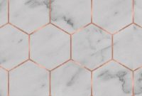 Marble Hexagon Wallpaper In 2019 Gold Wallpaper Bathroom in proportions 800 X 1000