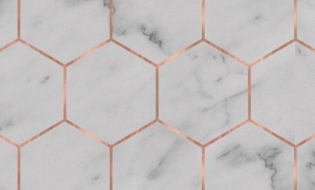 Marble Hexagon Wallpaper In 2019 Gold Wallpaper Bathroom in proportions 800 X 1000