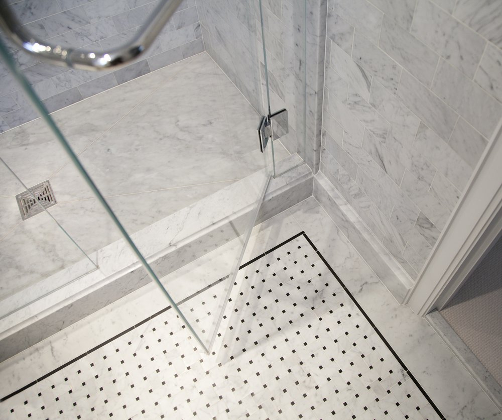 Marble Mosaic Floor Tile Bathroom Saura V Dutt Stones Wood with regard to measurements 1000 X 836