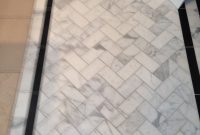 Marble Tile Floor With Black Border In 2019 White Marble for dimensions 2448 X 3264