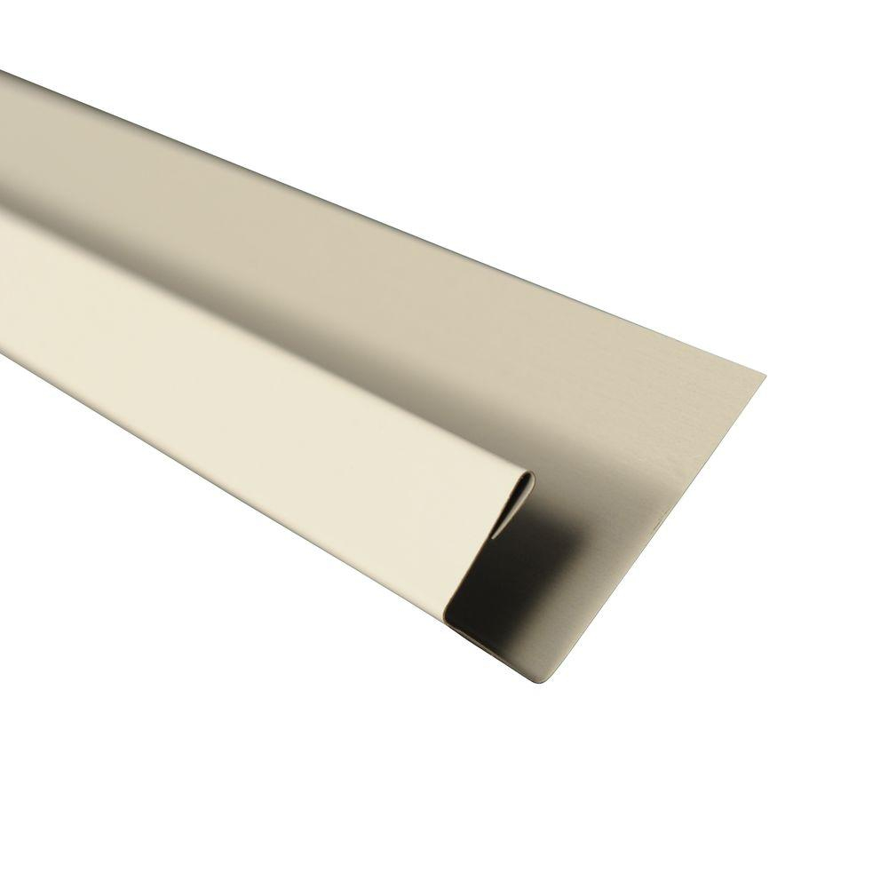 Metal Sales 2 In X 105 Ft J Channel Drip Edge Flashing In White intended for size 1000 X 1000