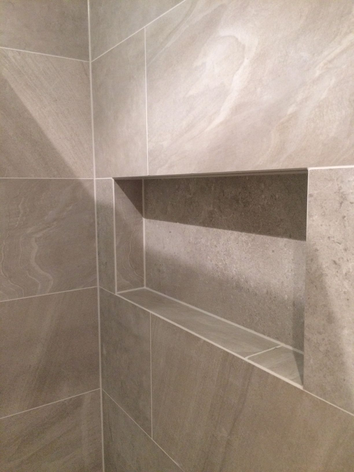 Mitredtiles Around Recessed Niche In Shower In 2019 Shower pertaining to sizing 1224 X 1632