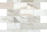 Msi Calacatta Gold 12 In X 12 In X 10 Mm Polished Marble Mesh Mounted Mosaic Tile inside sizing 1000 X 1000