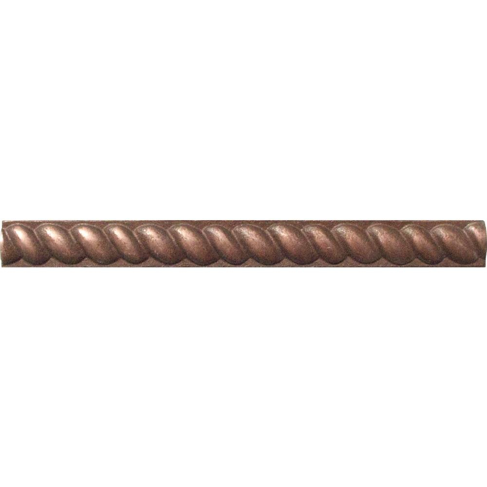 Msi Copper Half Round Rope Molding 12 In X 6 In Metal for measurements 1000 X 1000