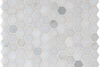Msi Greecian White Mini Hexagon 1161 In X 1181 In X 10 Mm Polished Marble Mesh Mounted Mosaic Tile regarding sizing 1000 X 1000