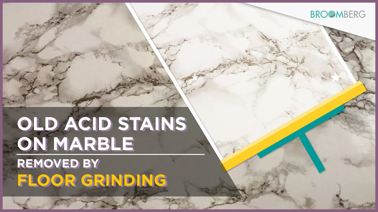 Old Acid Stains Removed From Marble Floor Grinding in sizing 1280 X 720
