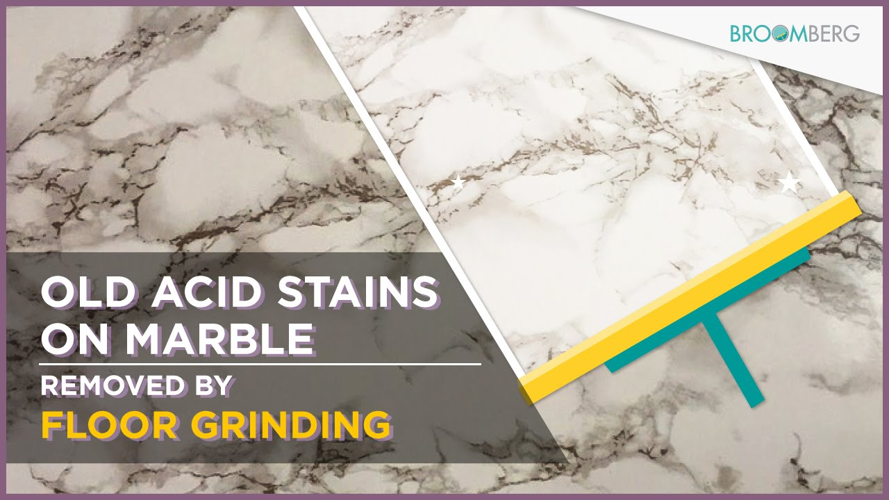 Old Acid Stains Removed From Marble Floor Grinding regarding measurements 1280 X 720