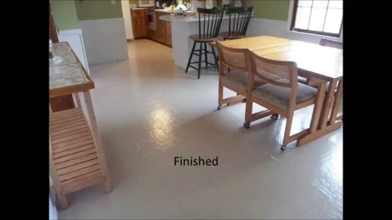 Painted Vinyl Floor for measurements 1280 X 720