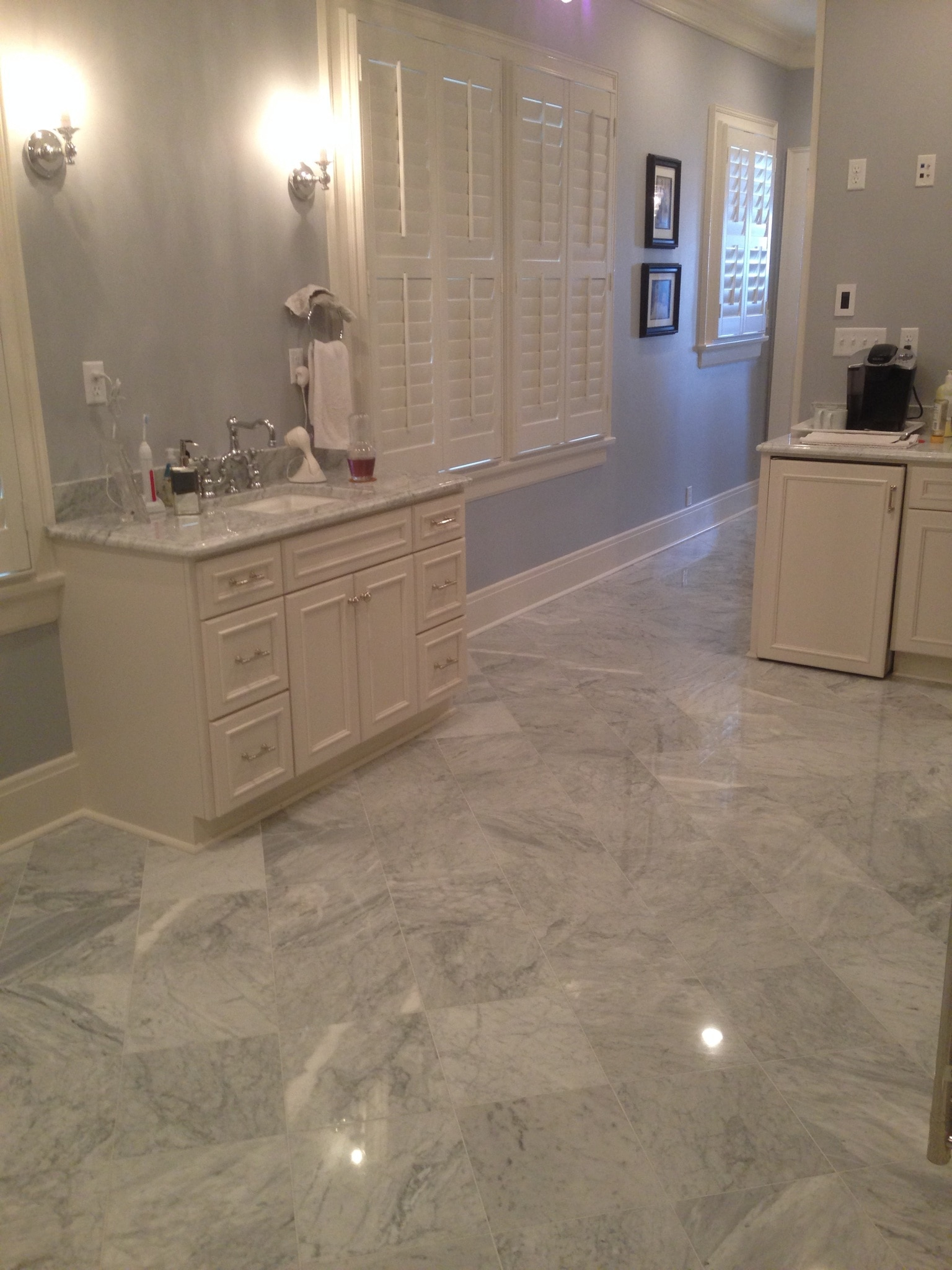 Recent Marble Flooring Lakeland Job Sunshine Interiors regarding sizing 1536 X 2048