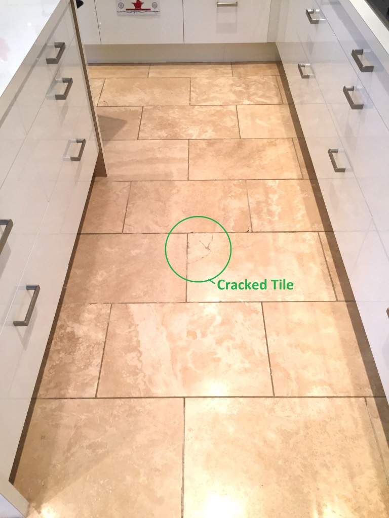 Repairing Cracks In Travertine Kitchen Tiles Tiling Tips within measurements 768 X 1024