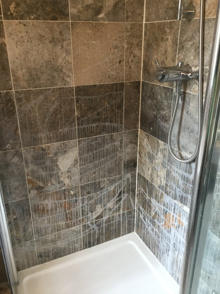 Ruined Marble Shower Tiles Restored In Sharnbrook Tile Large regarding size 768 X 1024