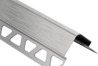 Schluter Eck E Brushed Stainless Steel 14 In X 4 Ft 11 In Metal Corner Tile Edging Trim with dimensions 1000 X 1000
