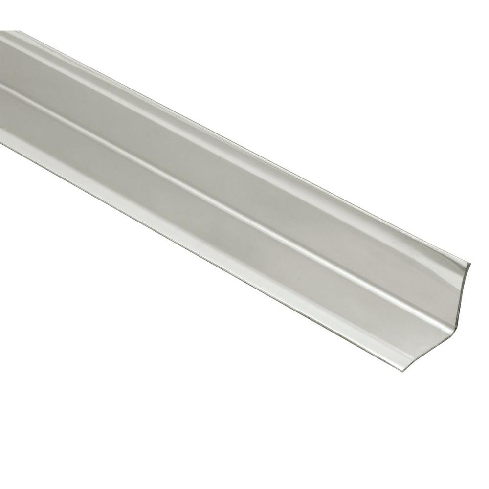 Schluter Eck Ki Brushed Stainless Steel 916 In X 8 Ft 2 12 In Metal Corner Tile Edging Trim in dimensions 1000 X 1000