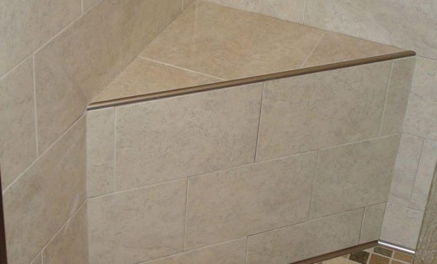 Schluter Rondec Satin Nickel Anodized Aluminum 38 In X 8 Ft 2 12 In Metal Bullnose Tile Edging Trim inside proportions 1000 X 1000