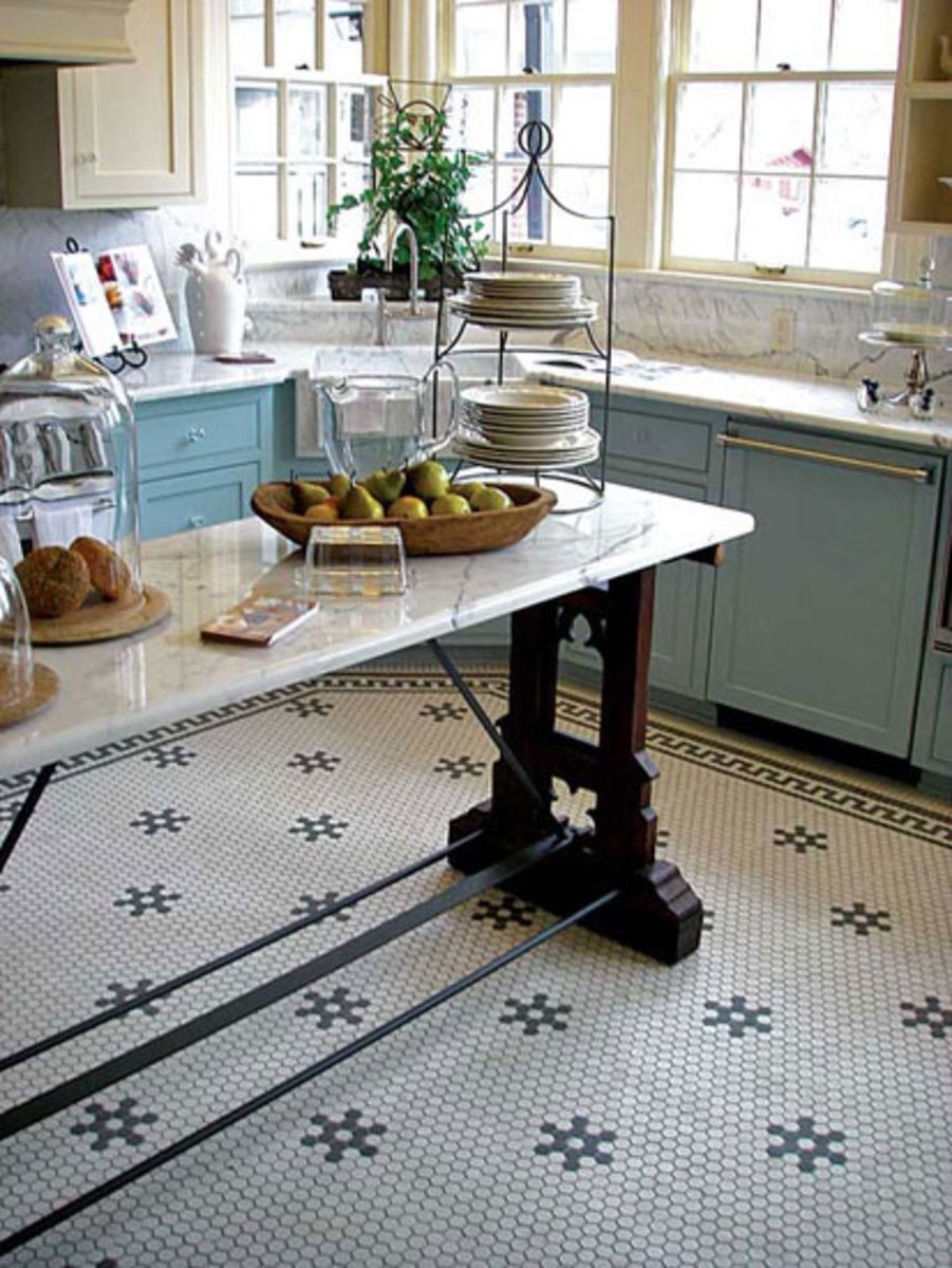 Sources For Arts Crafts Tile Kitchen Floor Tile Patterns intended for dimensions 901 X 1200